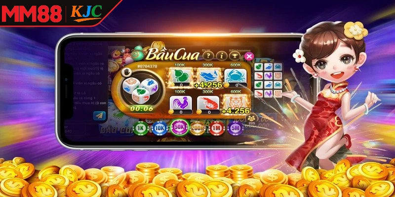 Nổ hũ Bầu Cua nổi bật nhờ cơ chế tích lũy thưởng hấp dẫn